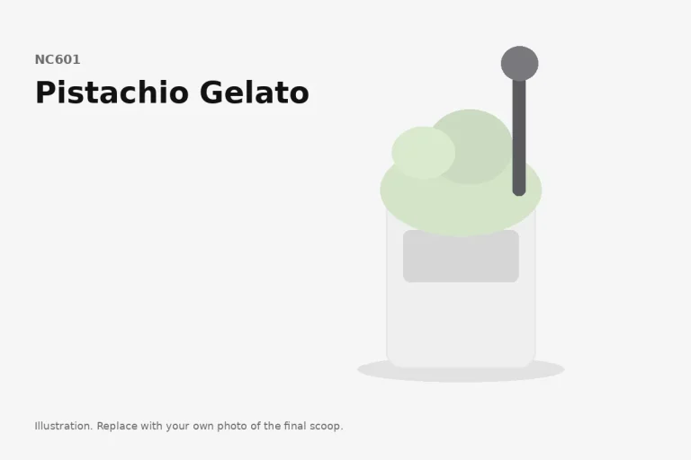 Pistachio Gelato in a Ninja Creami pint, final scoop